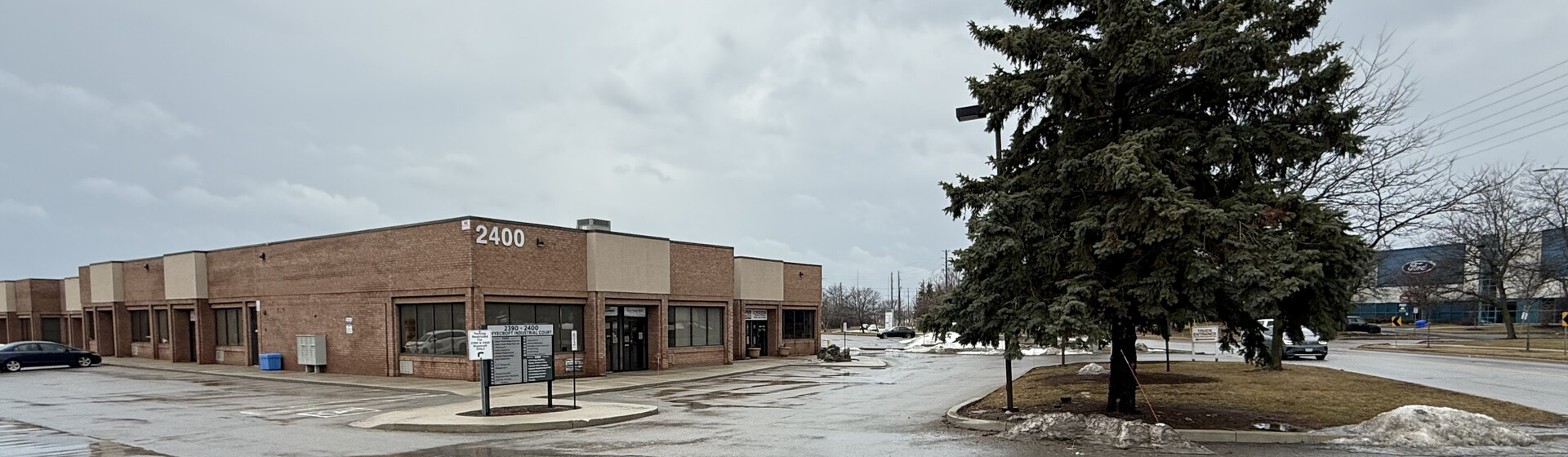 Wide view of the Delta Mixers facility exterior