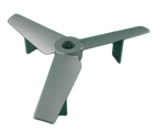 Hydrofoil mixer propeller
